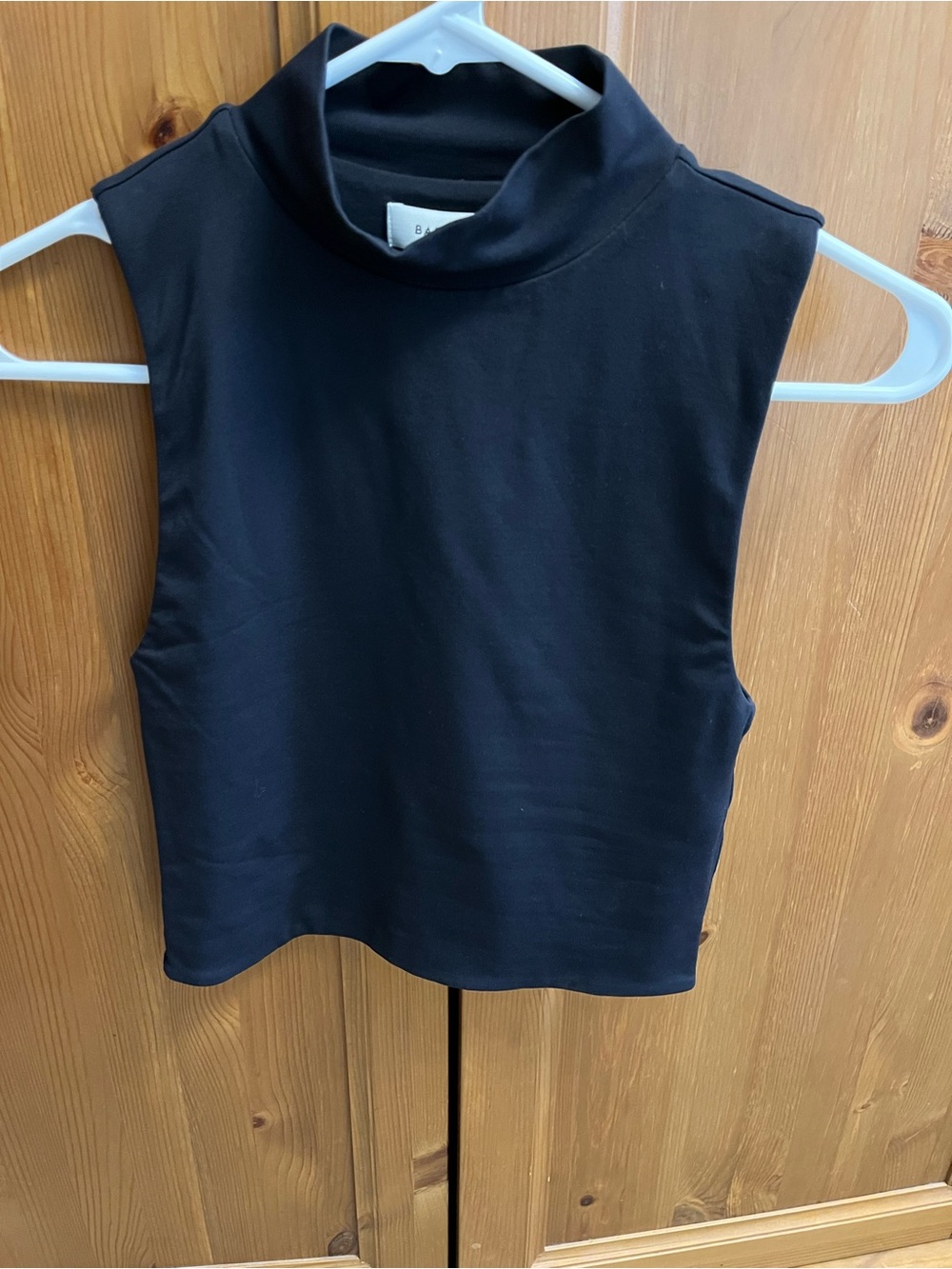 Aritzia Babaton black mock neck tank size small